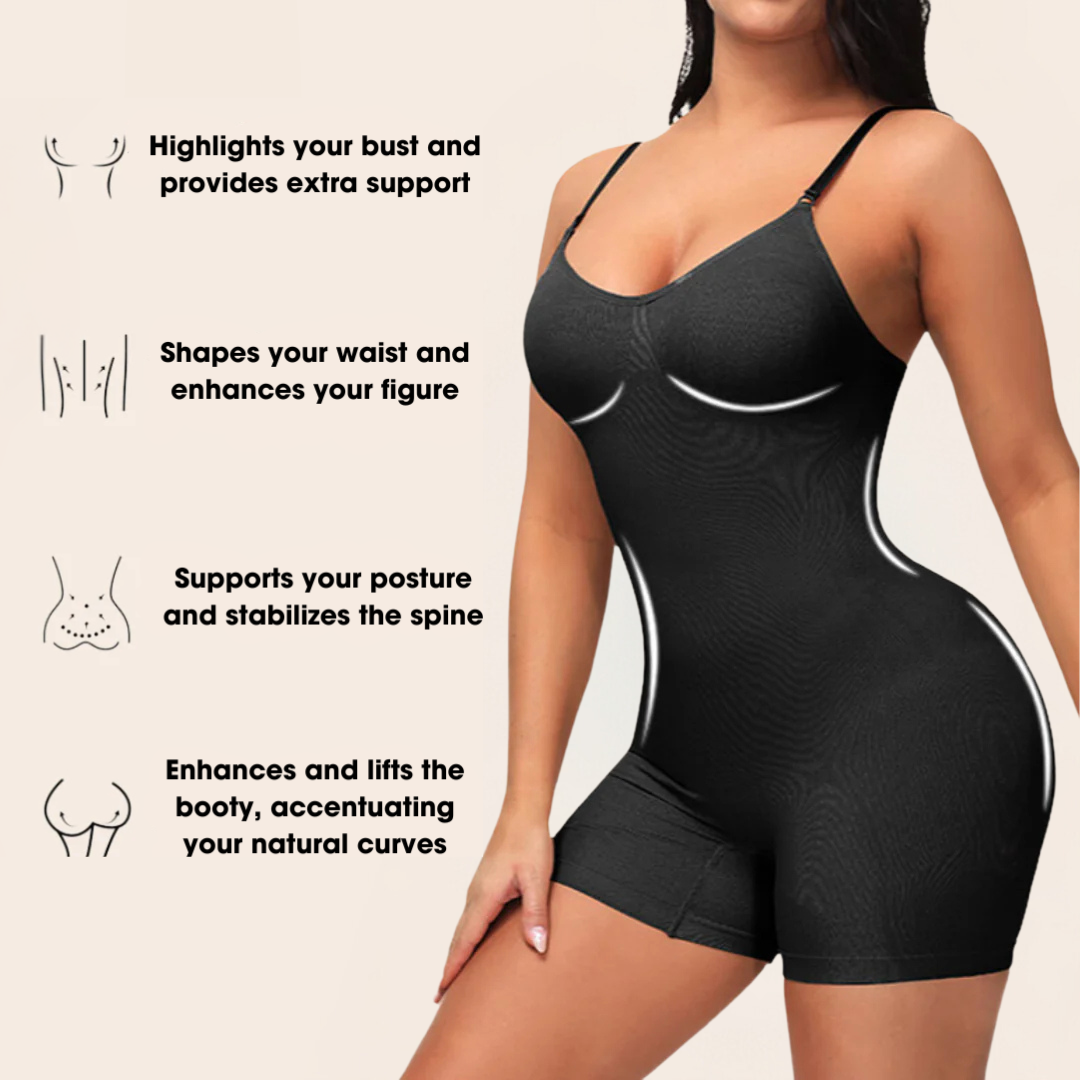 All The Curves - Bodysuit with Pants Sculpting Shapewear